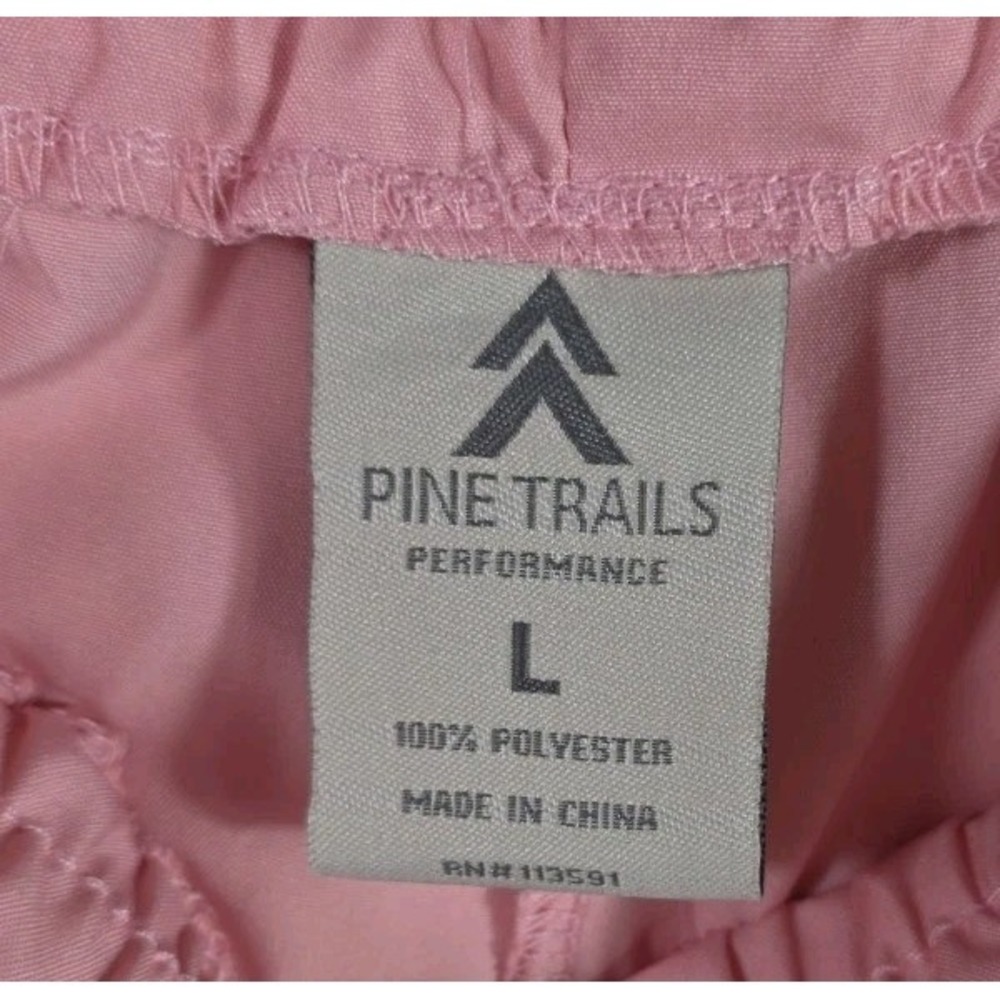 Pine Trails Performance Women's Running Shorts Pink Drawstring NWT Size L - Picture 5 of 10